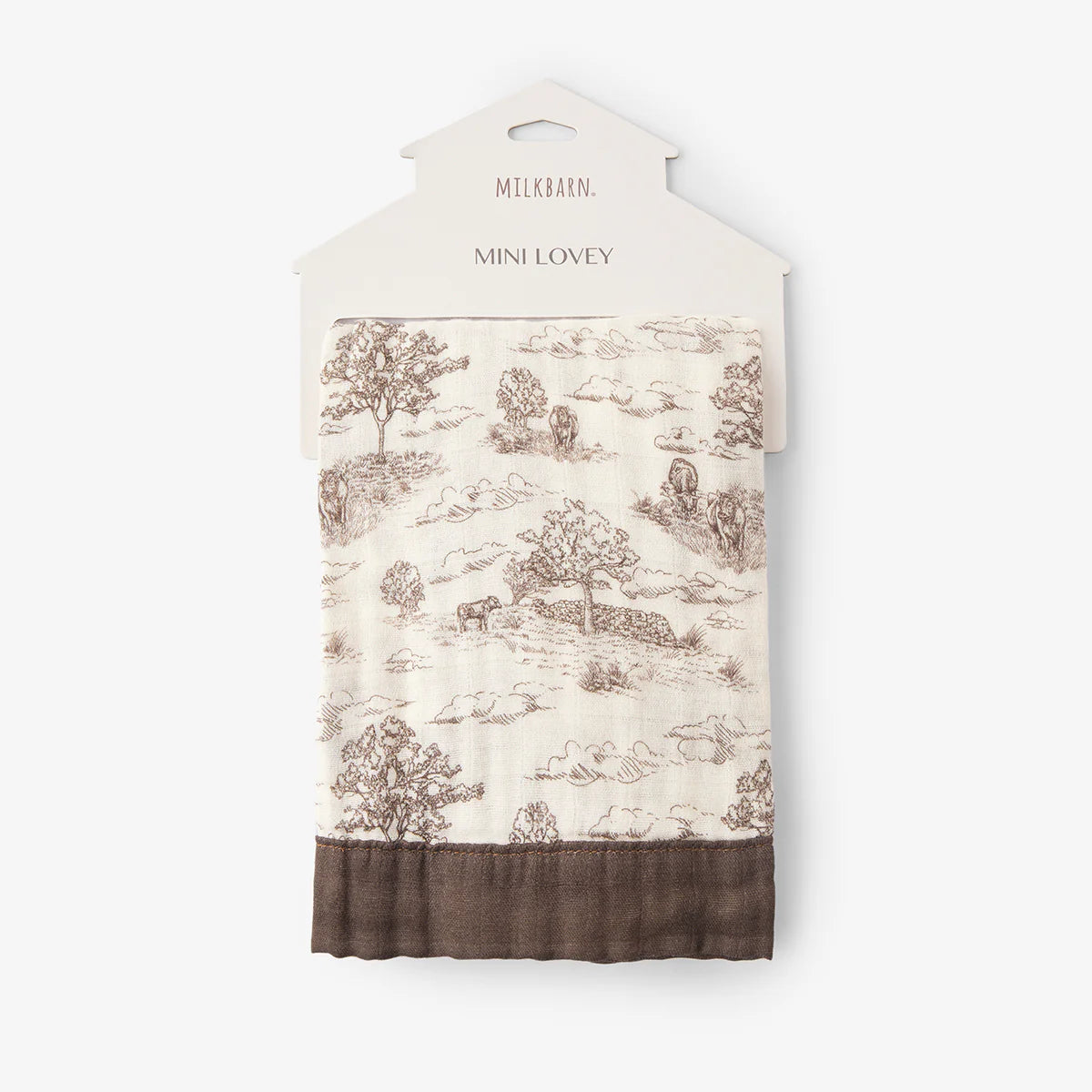 Bamboo Mini Lovey - Country Toile