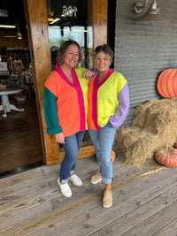 The Color Block Cardigan