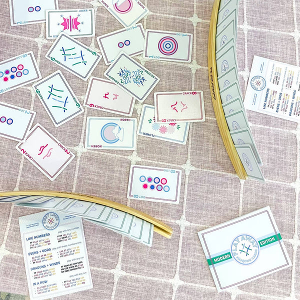 First Lines Simplified Mahjong Line Cards for beginners