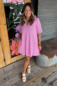 The Donna Seersucker Dress - Plus