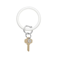 Silicone Big O® Key Ring - Marshmello Pearlized