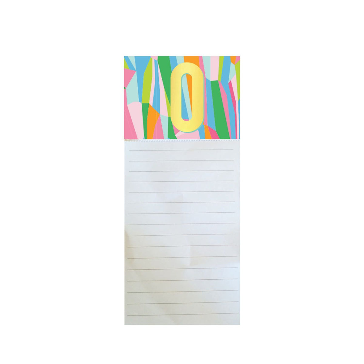 Mary Square Initial Magnetic Notepad