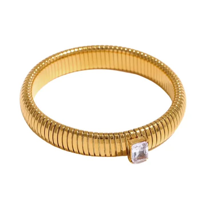 Clear Tube Bracelet