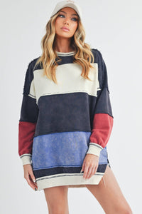 The Tilly Color Block Sweatshirt