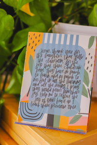 Crew + Co - A Prayer For Teachers Cards