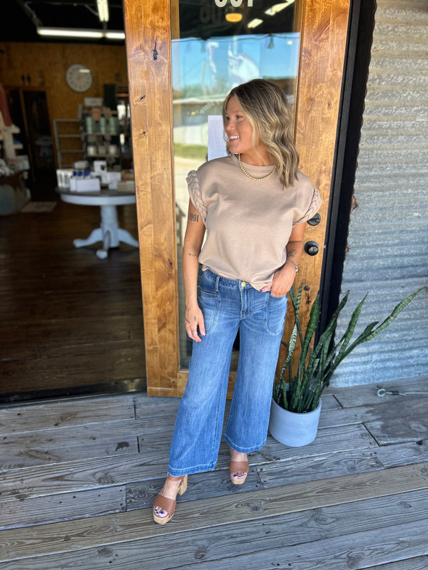 The Cordova Top - Taupe