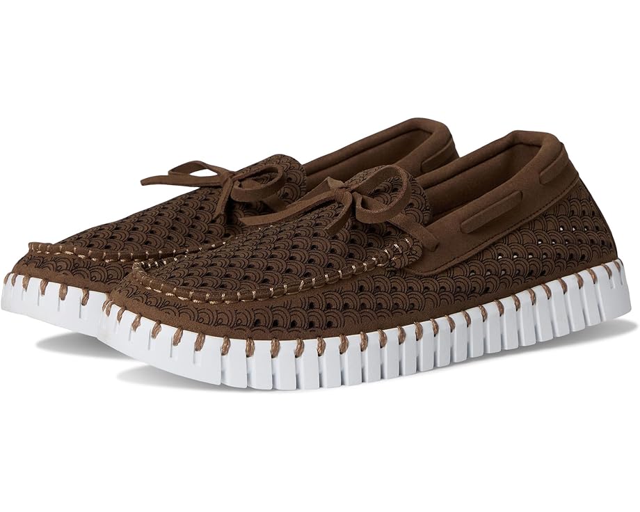 Tulip Slip on Boat Shoe - Chestnut