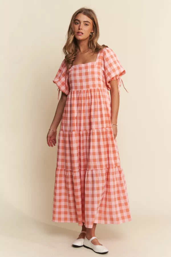The Lyndon Dress - Peach