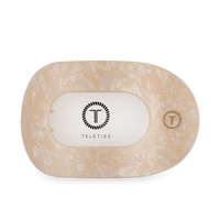 TELETIES - Flat Round Hair Clip | Large | Soft Surf