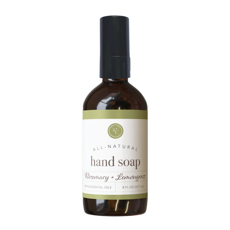 Rosemary + Lemongrass Hand Soap | 8 Oz