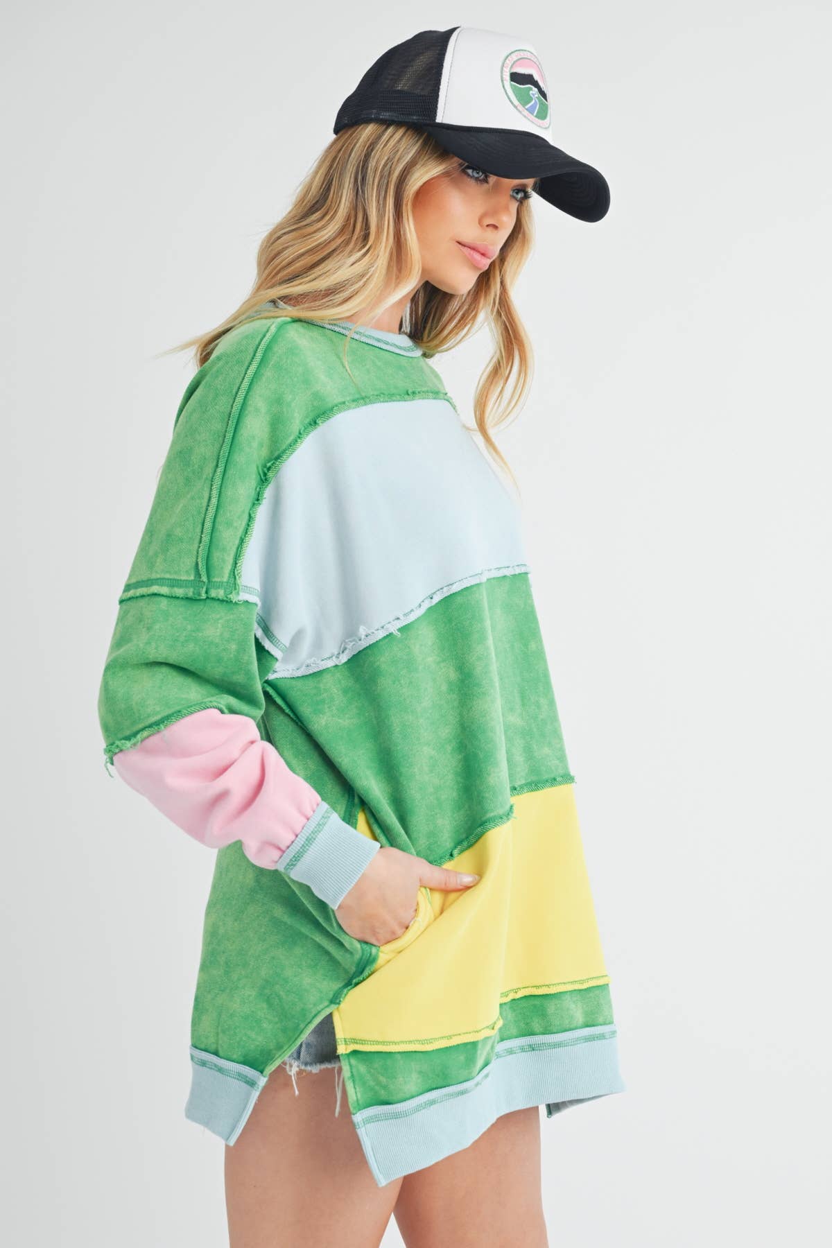 The Tilly Color Block Sweatshirt