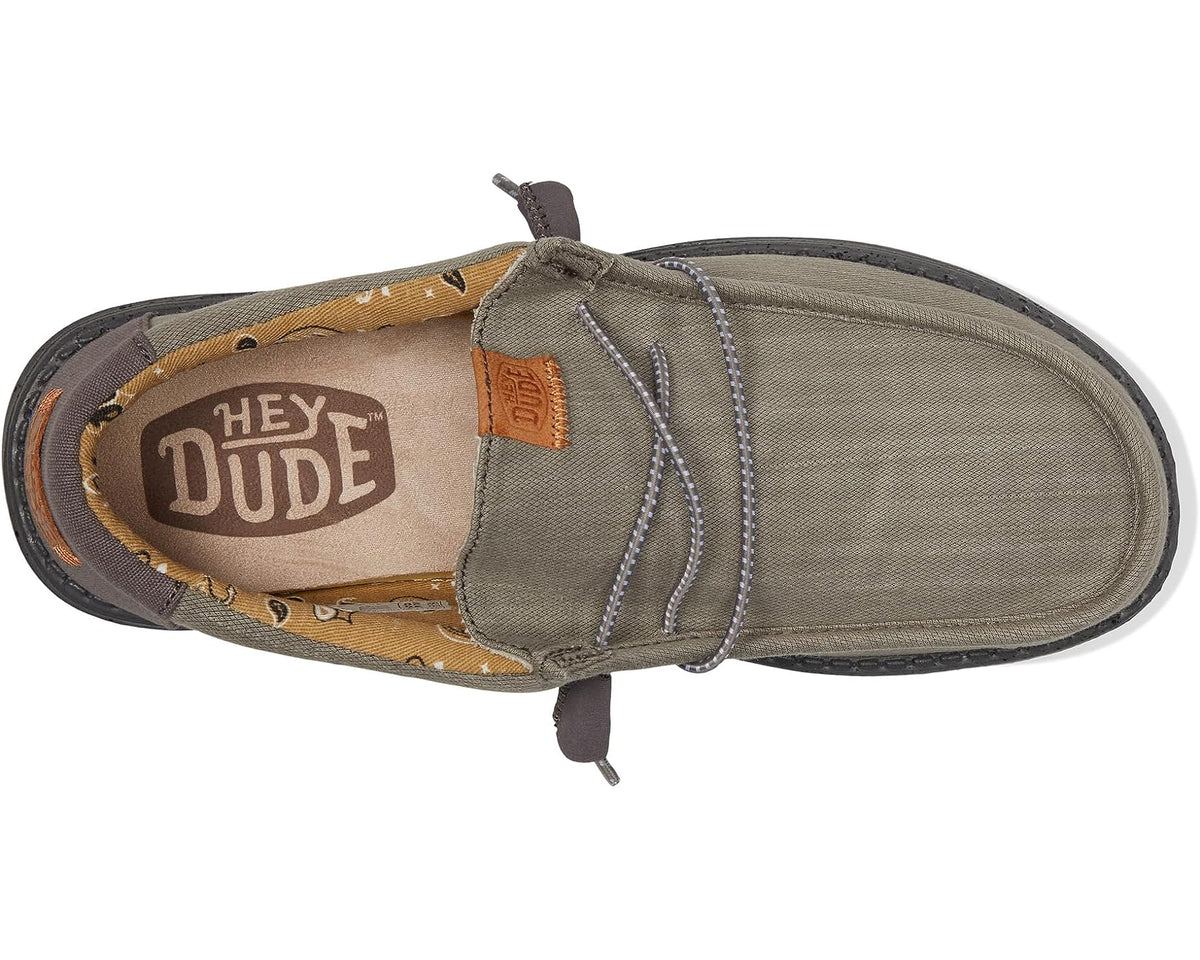 Hey Dude Wally Washed Canvas - Charcoal – Chandler Country Store