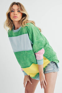 The Tilly Color Block Sweatshirt