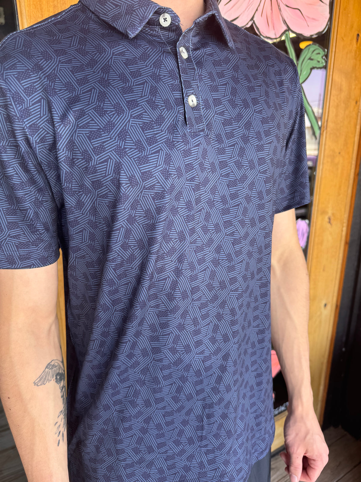 Performance Polo - Stars and Stripes - Navy