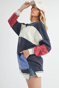 The Tilly Color Block Sweatshirt