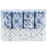 Blue Florals Tissue Box