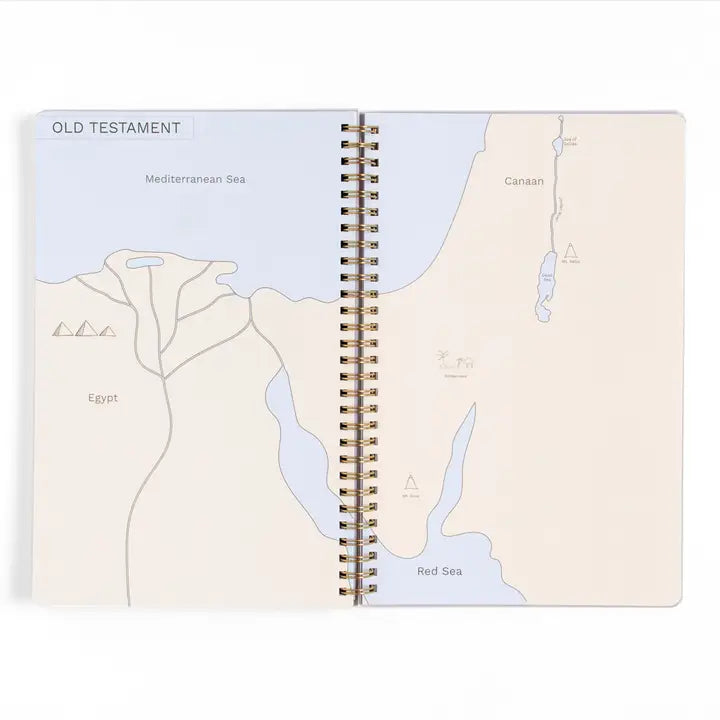 Happy Daisy Bible Study Notebook with Maps - Callie Danielle