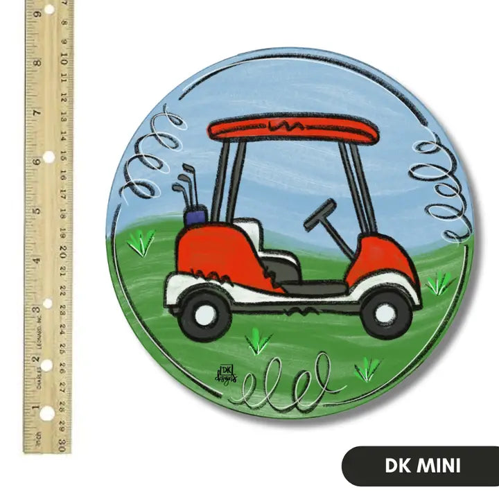 Golf Cart Mini for Door Hanger