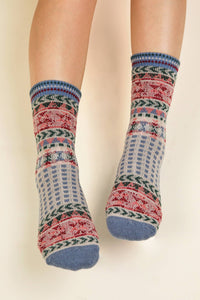 Geometric Graphic Crew Socks