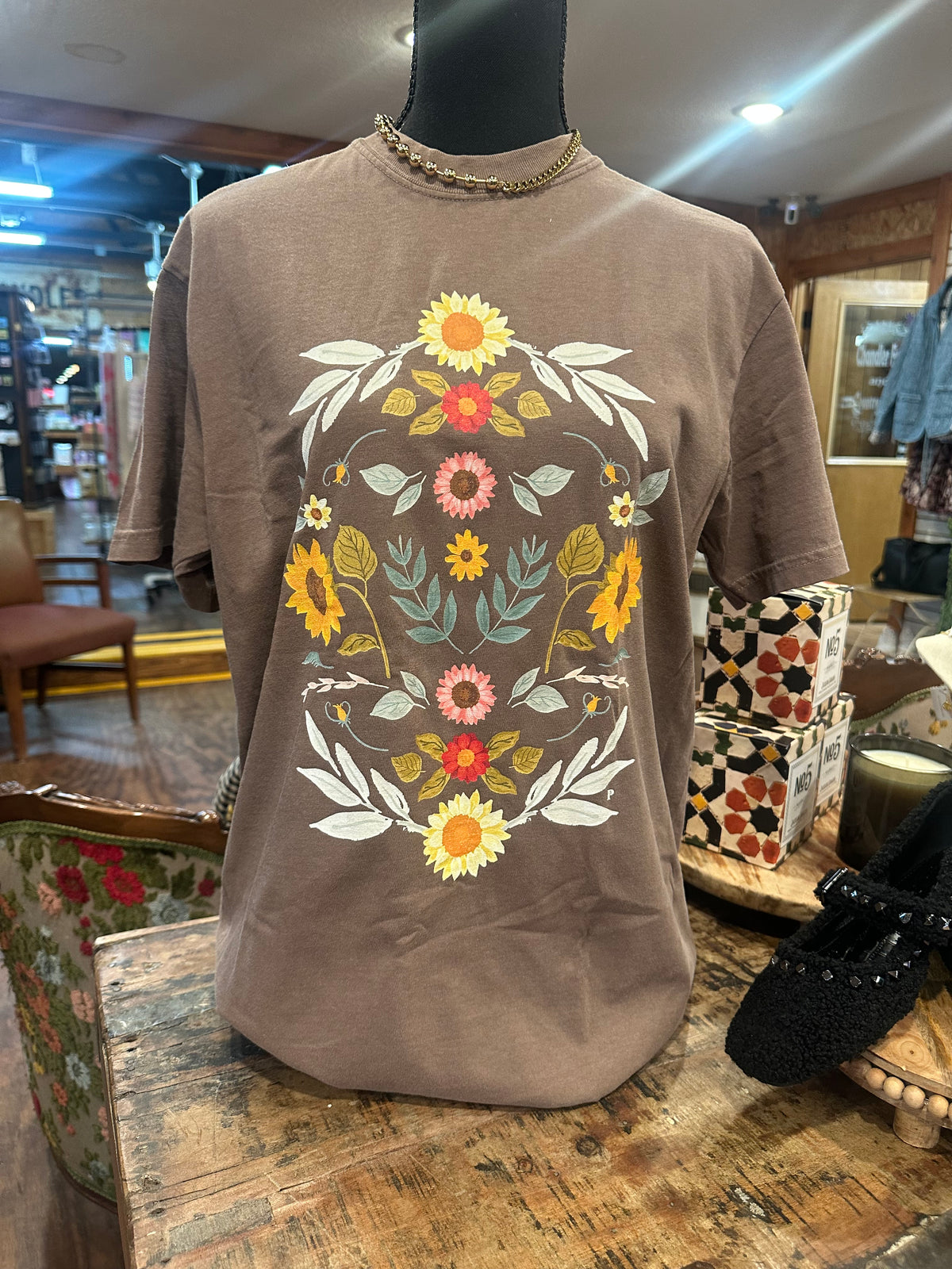 Fall Floral Tee