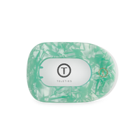 TELETIES - Flat Round Hair Clip | Medium | Spring Splash