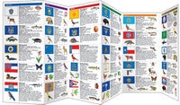 State Flags & Facts - A Folding Pocket Guide to State Flags, Symbols, Mottos & Nicknames