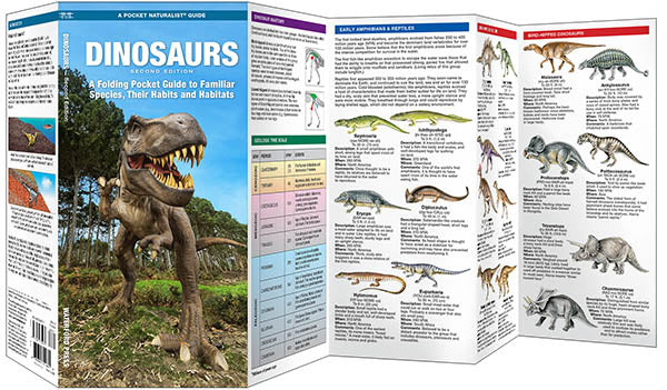 Dinosaurs, 2nd Ed - A Folding Pocket Guide to Familiar Species, Their Habits and Habitats