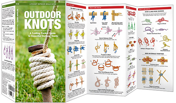 Outdoor Knots, 2nd Ed - A Folding Pocket Guide to Essential Outdoor Knots