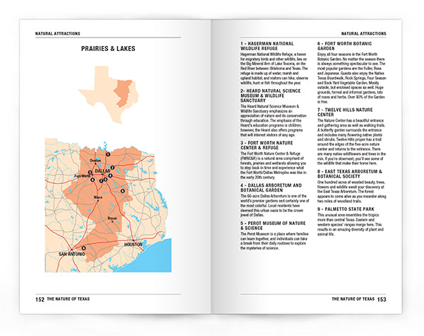 Nature of Texas An Introduction to Familiar Plants, Animals and Outstanding Natural Attractions