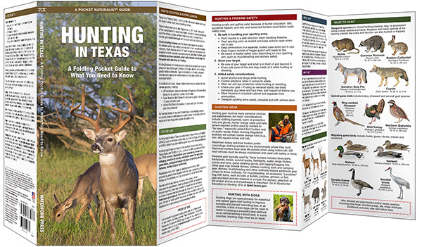 Hunting in Texas - A Folding Pocket Guide to What You Need to Know