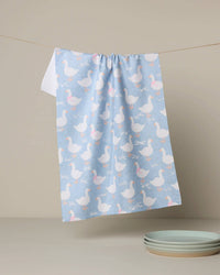 Geometry - Duck Trail Tea Towel