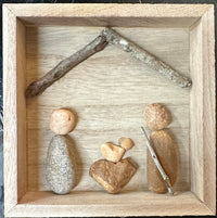 Rustic Nativity Ornament