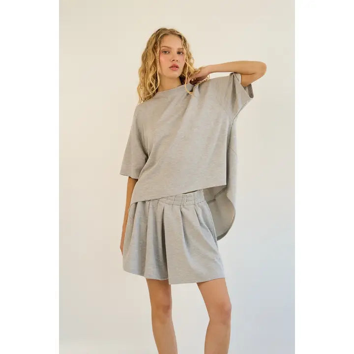 Soft Modal Pleated Set