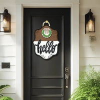 Stain Bloom "Hello" Door Hanger