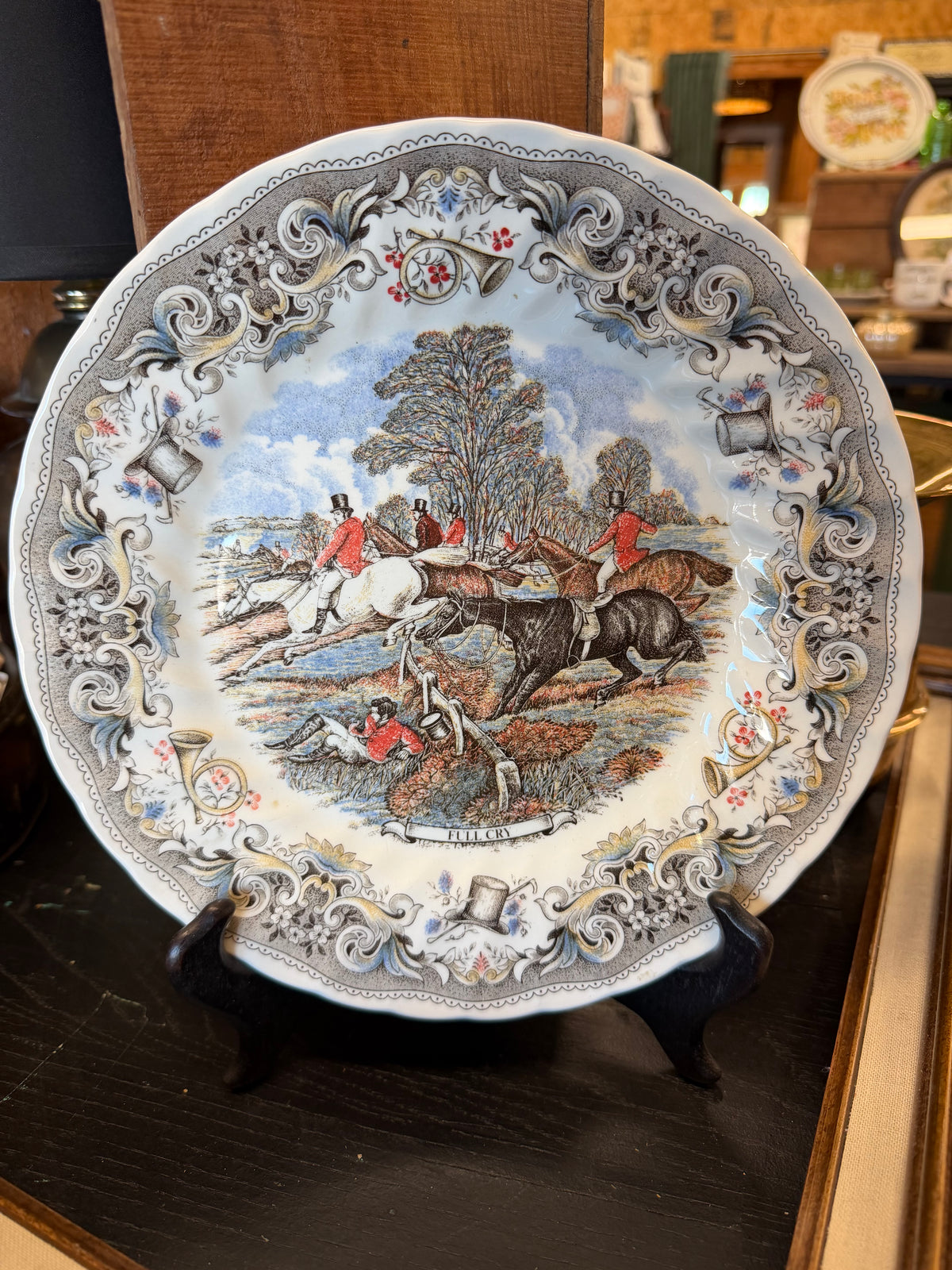 Churchill Hunting Scenes "Full Cry" Plate