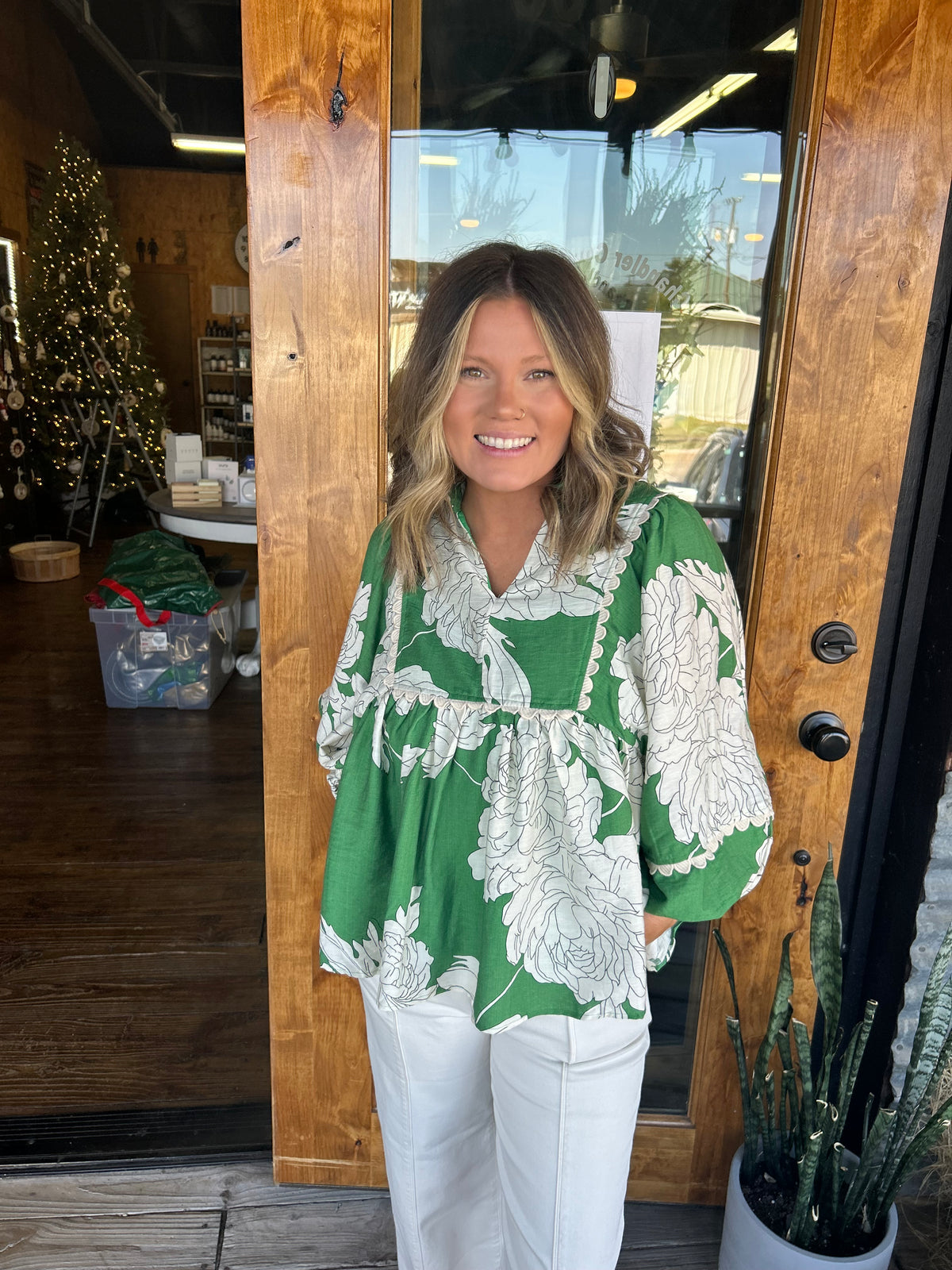 The Emily Blouse - Green