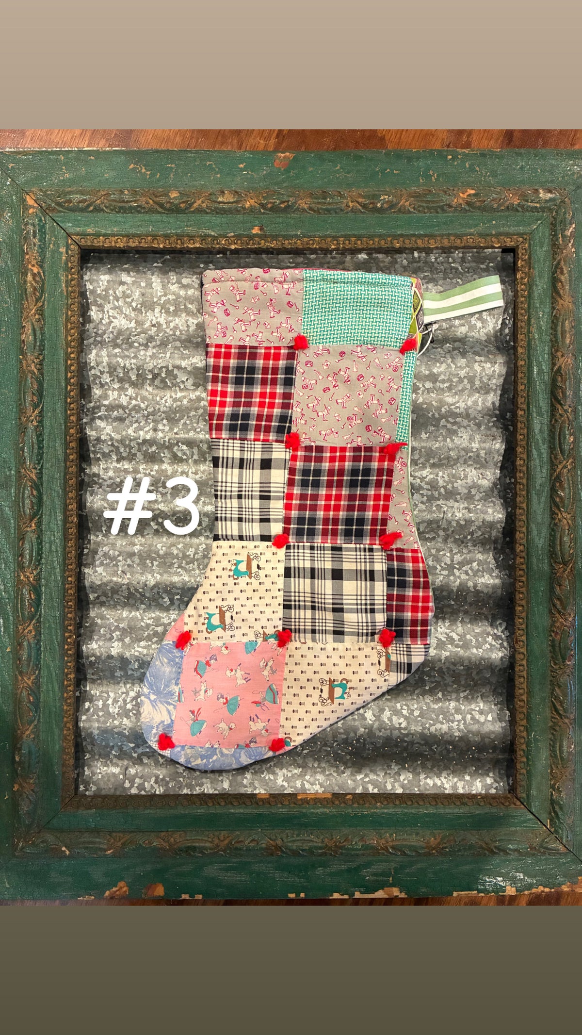 Reclaim Creative - Holiday Stockings - Assorted Quilts