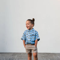 Youth Everyday Short - Cobblestone Khaki - Duck Hunt Pocket