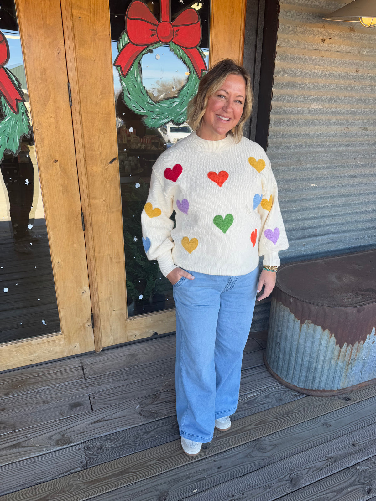 Cross My Heart Sweater