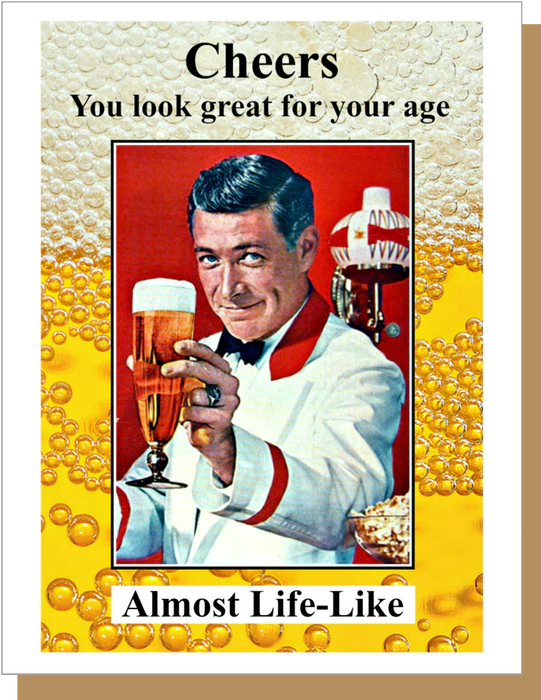 Life Like Male Birthday Card