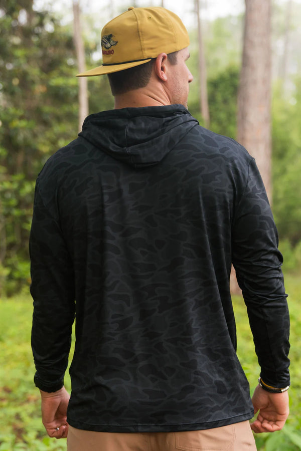 Performance Hoodie - Black Camo