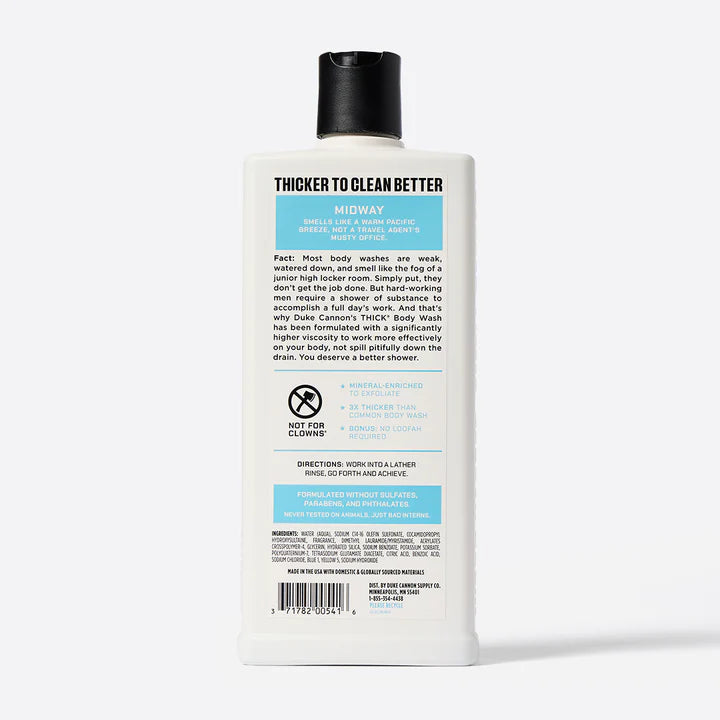 Duke Cannon THICK Body Wash - Midway