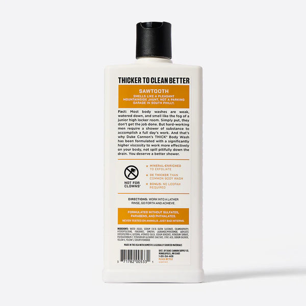 Duke Cannon THICK Body Wash - Sawtooth