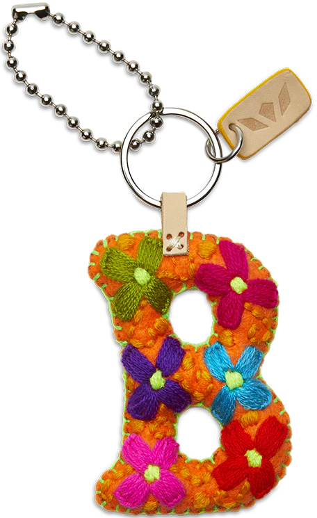 Consuela Orange Felt Charm