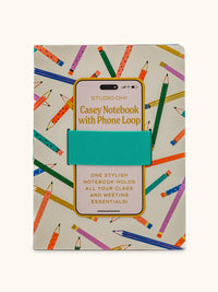 Studio Oh! Make Your Mark Casey Notebook with Phone Loop