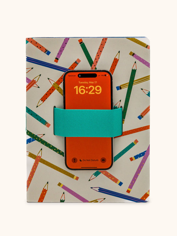 Studio Oh! Make Your Mark Casey Notebook with Phone Loop
