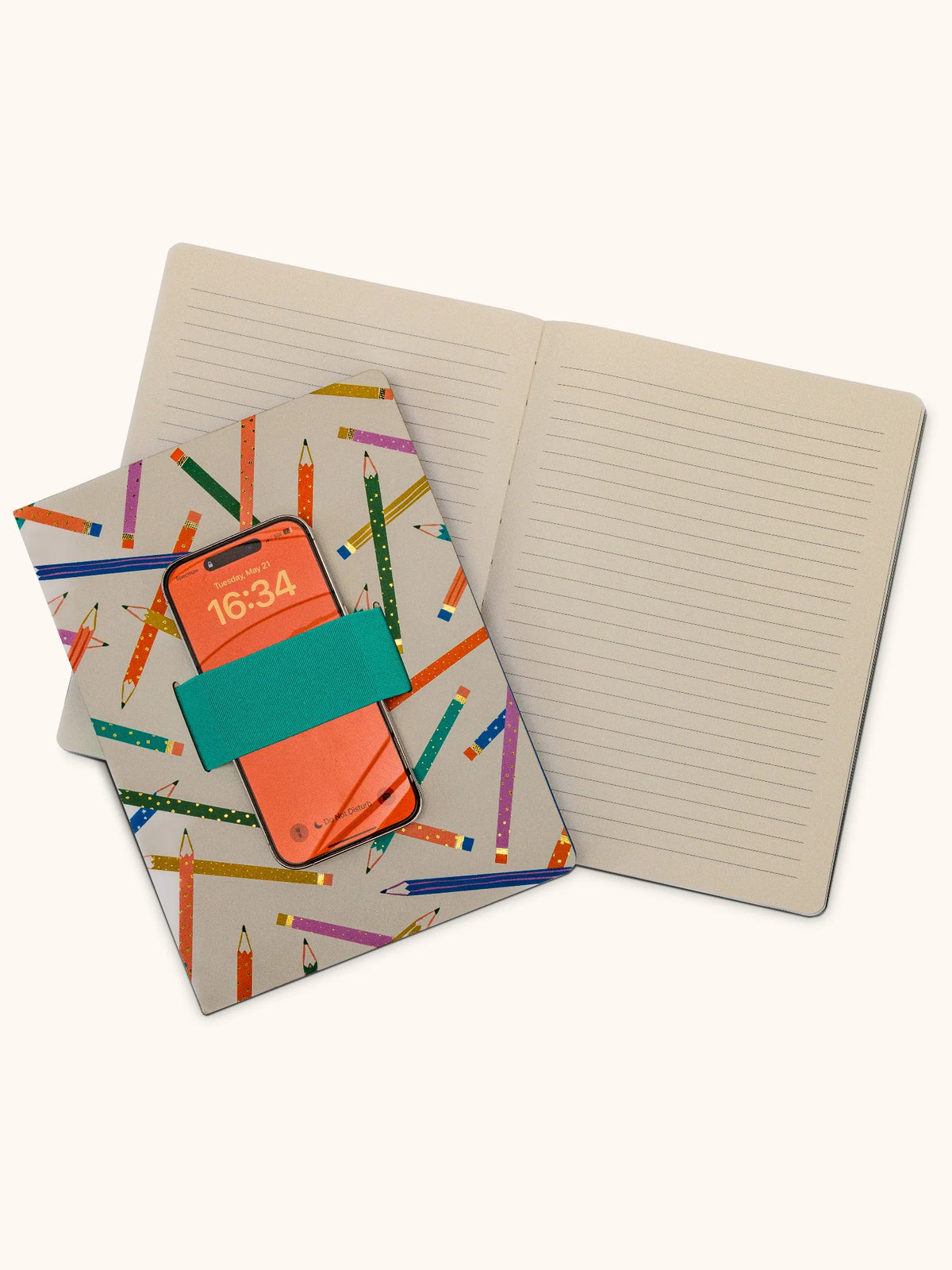 Studio Oh! Make Your Mark Casey Notebook with Phone Loop