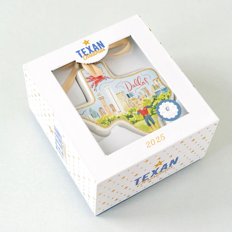 Dallas Christmas Ornament Catherine Cartie City Capsule 2025 - Thumbnail 2