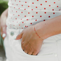 Dot & Dash Bracelet - Grateful