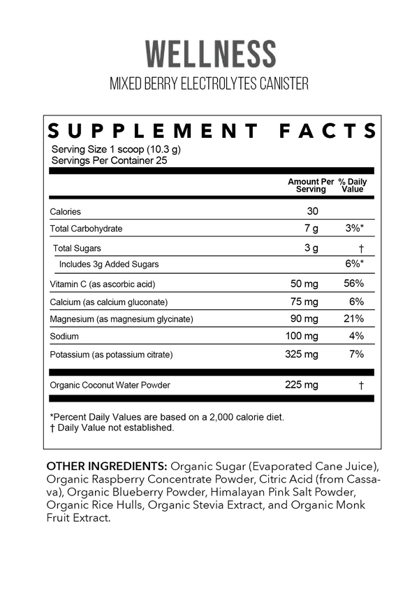 Mixed Berry Electrolytes | 25 Serving Canister